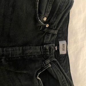 Agolde 90s pinch jeans in dark charcoal